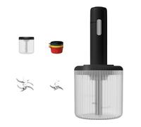 Compact Electric Food Chopper for Meat Veg Nut Puree USB Rechargeable Quiet Motor Dishwasher Safe Small Kitchen Appliance Nut Space Veg Low Multifunctional Quiet Kitchen Powered Compact Noise Safe ABS