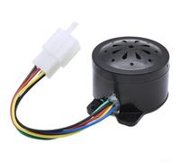 Compact Electric for horn 5x5cm 48V 60V Easy Install Compact(6 Wire) | Easy color-coded wiring, 5-wire or 6-wire setup, quick mount, fits most handlebars, fit