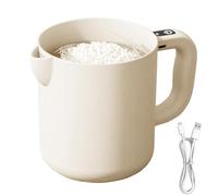 Compact Electric Mixer - 1L Bowl Egg Mixer, Integrated Rice Filter | Multifunctional Kitchen Appliance With Washbasin Whip For Cooking Breakfast. Rechargeable Mixer Capacity 1 Litre Blender D