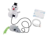 Compact Electric Pet Play Toy that Mimics Small Creature Movements for Mental Enrichment and Physical Stimulation Identity Moving Toy