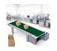 Compact Electric PVC Belt Conveyor 60x14cm - Quiet Motorized Frame for Efficient Packaging & Assembly Line Transport, Ideal for Industrial Use