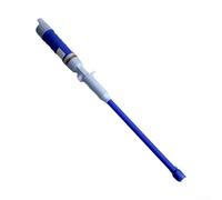 Compact Electric Siphon Pump Powered by Batteries for Fast Liquid Transfer Including Water Oil and Fuel in Home Automotive and Marine Settings (blue)