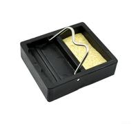 Compact Electric Soldering Tool Rest Base Station | Compact 4.6cm design, includes cleaning sponge, heat resistant base, stable support, pencil type fit