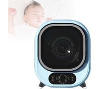 Compact Electric Tumble Dryer - 450W Mini Portable Tumble Dryer, Stainless Steel Inner Barrel, Counter Top/Wall Mounted Use, Ideal for Apartment, Dorm (Color : Blue) Star of Light