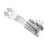 Compact Ergonomic Handle Tool Set with Crossing Screwdriver Open Wrench and Hexagonal for Multiple Repair Needs Thin Profile Ergonomic Handle Repair Toolkit