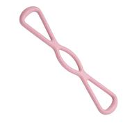 Compact Exercise Band, Non-Slip Grip Handle, Flexible Arm Trainer, Silicone Figure Eight Workout Tool, Portable Yoga Pilates Stretching Accessory, Fitness Equipment for Gym, Home, Office, 38x10cm