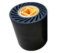 Compact Expansion Roller Nylon Buffer Polisher Machine Attachment for Grinder Tool Size 90 X100mm Outer Diameter 100mm Angle Grinder Accessories Metal Bore Rotary Planer Power Wood Turbo