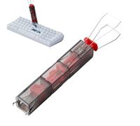 Compact Extraction Tool - Keyboard Key Remover, Soft Grip Handle, Lightweight Construction, Versatile Cleaning Accessory | For Office Dormitory Workplace Electronics Computer Repair Maintenance