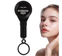 Compact Eyebrow Tattoo Positioning Tool, Lightweight Brow Mapper with String Marker, Precise Brow Guide for Professional Makeup Artists and Beauty Bloggers