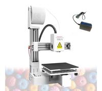 Compact FDM 3D Printer for Beginners, Small 3D Printing Machine with Platform, 4x4x4 Inch Build Size, Compatible with 1.75mm