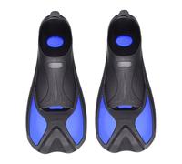 Compact Fins - Short Swim Flippers, Flexible Heel Support Shoes, Energy Saving Kick System For Pool And Training | Performance Equipment For Men Women Water Sports Travel Use