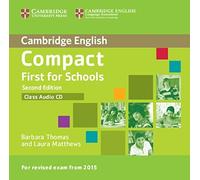 [(Compact First for Schools Class Audio CD)] [ By (author) Barbara Thomas, By (author) Laura Matthews ] [October, 2014]