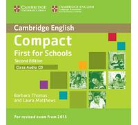 Compact First for Schools Class Audio CD (Cambridge English)