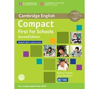 Compact First for Schools Student's Book without Answers with CD-ROM