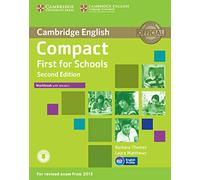 Compact First for Schools Workbook with Answers with Audio