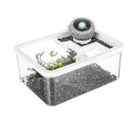 Compact Fish Tank - 11.42x8.66x4.72 inches Modern Design, Practical Stone With, Durable Polystyrene Reef Atmosphere Set | The Reliable Ant