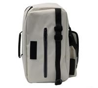Compact Fishing Tackle Bag Featuring Material and Practical Design Elements (White)