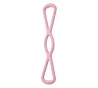 Compact Fitness Band, Figure 8 Arm Resistance Exerciser, with 10 cm Anti Slip Grip Workout Band with Strong Elastic Cord, Flexible Muscle Toning Equipment, for Yoga Pilates Home Workout Gear Travel