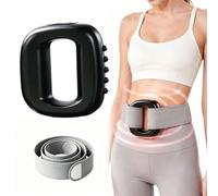 Compact Fitness Ring for Home Gym Use, Ab Machine for Abdomen/Arm/Leg, Multifunctional Full-Body Fascia Ring,5 Intensity Levels Targets the Back, Arms, Legs & Core