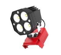 Compact Flood Work Light for 18V Slide Battery Platform, 40W 6000LM Adjustable Lamp for Home Repairs, Campsites, and Utility Tasks Portable Task Lamp Cordless Flood Light Workshop Lighting Repair Head
