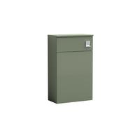 Compact Floor Standing WC Toilet Unit - 500mm - Satin Green