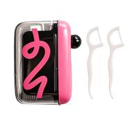 Compact Floss Holder, Portable Tooth Case, Automatic Flosser Organizer with Easy Access Design, Travel Dentalz Storage with Protective Cover Build, Oralz Kit for Camping Commuting Use
