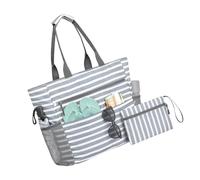 Compact Foldable Beach Bag With Leak Proof Design Spacious Sand Resistant Section Perfect For Family Days Multi Functional Bag