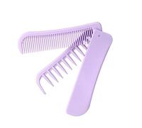 Compact Foldable Comb Portable Wide Tooth Designs For Various Hair Types Travel Friendly Hair Styling Combs