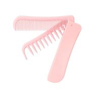 Compact Foldable Comb Portable Wide Tooth Designs For Various Hair Types Travel Friendly Hair Styling Combs Curly Comb