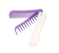 Compact Foldable Comb Portable Wide Tooth Designs For Various Hair Types Travel Friendly Hair Styling Combs Curly Comb
