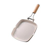 Compact Foldable Design Frying Pan Sturdy Aluminum Alloy Efficient Heat Distribution Pan for Indoor and Outdoor Use Portable Camping Cookware