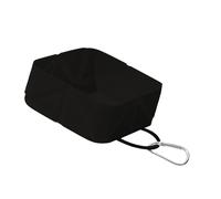 Compact Foldable Dog Feeder 500ml Capacity Space Saving Outdoor Adventures Portable Bowl Locking Clip Pet Travel Puppy Waterer