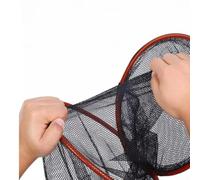 Compact Foldable Fishing Keep Net for Stream Use, Fine Mesh Construction Allows Water Drainage While Holding Small Fish (Small 25 * 30CM)