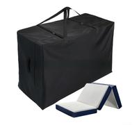 Compact Foldable Mattress Bag with PU Lined Interior Designed for Foam Folding Mattresses and Space Conscious Storage (33x27x16in(41x28x18in(333L))