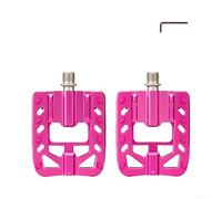 Compact Foldable Pedals for Brompton City Commute Travel | Precision CNC machined alloy, hollow cut-out design, chrome-molybdenum axle, high strength-to-weight ratio, for rugged