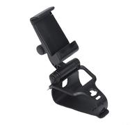 Compact Foldable Phone Mount For Dualsense Edge Controller Offering Ergonomic Support And Compatibility For Android Plus For Ios Phones Ideal For On The Move Gaming For Sessions In Black(Black)