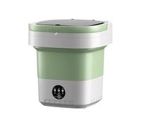 Compact Foldable Portable Washing Machine with Basket, 12L Capacity, TPE Silicone Material, Cleaning Modes for Apartment, Dorm, Travel & Camping