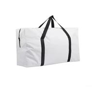 Compact Foldable Storage Bag for Camping Tables and Chairs Fits in Car Trunk or Back Seat Ideal for Short Trips and Long Journeys (White-L)