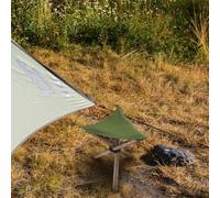 Compact Folding Camping Stool with Waterproof Fabric and Tripod Stability for Hiking Backpacking Fishing Travel Gardening Mountaineering (Green)