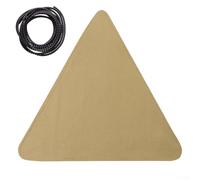 Compact Folding Camping Stool with Waterproof Fabric and Tripod Stability for Hiking Backpacking Fishing Travel Gardening Mountaineering (Beige)