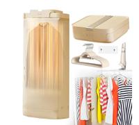 Compact Folding Mini Tumble Dryer, 600W Electric Tumble Dryer, Drying & Clothing Protection, Max Load 5kg, Quiet Drying, Heat Pump, for Clothes, Underwear and V