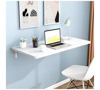 Compact Folding Wall Desk for Small Spaces Space Saving Floating Table Wall Mounted Flip Table (80 x 30 cm) - Ideal for Home Office & Study