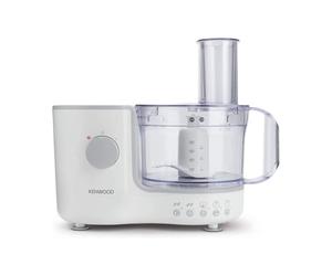 Compact Food Processor, 1.4 L Bowl, Blender, Emulsifying, Chopping Blade, Shredder Disc 400W, FP120, White [Energy Class A]