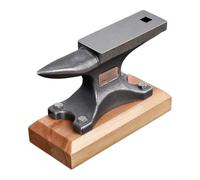 Compact for Blacksmith Anvil Stand Maple Wood Stable Compact(Wooden Base) | Solid maple wood base, non-slip texture, shock absorption, compact 12.9cm, workbench display