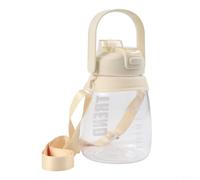 Compact for Blender for Smoothies Shakes - 34. Oz Leakproof Cup with Sip Spout 19990 RPM Turbo Motor 304 Stainless Steel 6-Blade Assembly Cream(Cream Color)