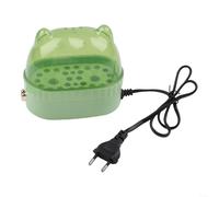 Compact for Mini Egg Cooker with Auto Shut-Off, Smart Electric Egg Boiler for Hard Boiled Eggs, 2-Egg Capacity Steamer for Dorm Office, Quick Breakfast Kitchen Tool(Green smart carE)