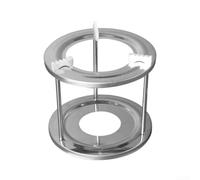 Compact Gas Cooker Stand 13x13cm Foldable Design | Foldable design, 13x13x12cm size, stainless steel build, portable carry, indoor outdoor use