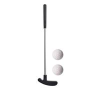 Compact Golf Putters - Zinc Alloy Head, Two-Way Steel Stick | Lightweight Indoor Golf Accessory, Versatile Putting Game Trainer Kit, Sturdy Practice Club for Home Office Bedroom Play Area Use