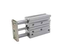 Compact Guided Cylinder Pneumatic Cylinder with Guide Rod TCM20X20S 20X50S 25X75S 80S 125S 150S(125mm Stroke)