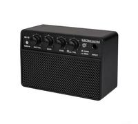 Compact Guitar Amp Speaker for Electric Acoustic Instruments - Portable for mini Amp for battery Powered Black 152x99x73mm